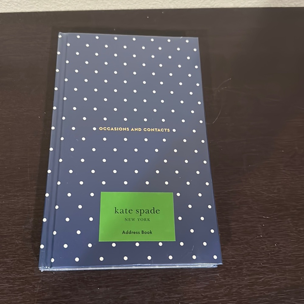 NWT Kate Spade Occasions and Contacts Address book